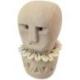 Statuette Ethnique en Pierre et Coquillages 14cm | Artisanat de Sumba