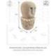 Statuette Ethnique en Pierre et Coquillages 14cm | Artisanat de Sumba