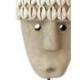 Masque Primitif en bois sur Pied 25cm | Savoir-faire traditionnel de Sumba