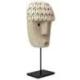 Masque Primitif en bois sur Pied 25cm | Artisanat de Sumba