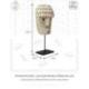 Masque Primitif en bois sur Pied 25cm | Artisanat de Sumba