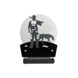 Plaque altu ronde Chasseur