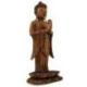 Statue de Bouddha Debout 40cm en bois sculpté | Création artisanale de Bali