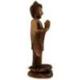 Statue de Bouddha Debout 40cm en bois sculpté | Création artisanale de Bali