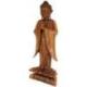 Statue de Bouddha debout en bois de suar teinté 100cm | Import Bali