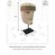 Masque Primitif en Pierre sur pied 16cm | Artisanat de Sumba