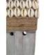 Grand Masque Primitif en Pierre sur pied 35cm | Artisanat de Sumba