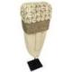 Grand Masque Tribal en Pierre et Coquillages 35cm | Savoir-faire traditionnel de Sumba