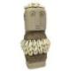 Statuette tribale "Marapu" en Pierre et Coquillages 16cm | Artisanat de Sumba