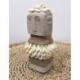 Statuette tribale "Marapu" en Pierre et Coquillages 16cm | Artisanat de Sumba