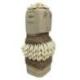 Statuette tribale "Marapu" en Pierre et Coquillages 16cm | Artisanat de Sumba