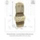 Statuette tribale "Marapu" en Pierre et Coquillages 16cm | Artisanat de Sumba