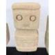 Les 5 Effigies Rituelles Marapu en Pierre 35x15cm | Artisanat de Sumba