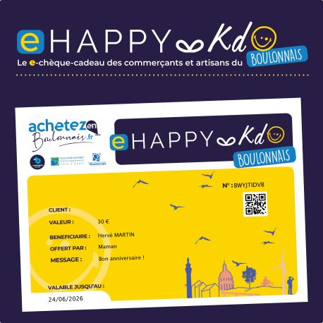 Chèque Cadeau Particulier DEMATERIALISE