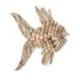 Décoration Murale Poisson en bois flotté XL 100x70cm | Déco Marine