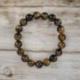 Bracelet œil de Tigre naturel - Boules 10mm