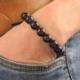 Bracelet Améthyste - boules 12mm