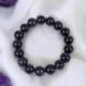 Bracelet Améthyste - boules 12mm
