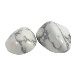 Howlite blanche - Pierres roulées 40/50g