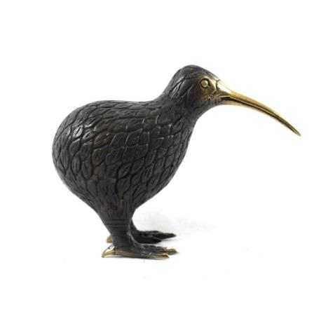 Statuette Oiseau/Kiwi en laiton 10cm - Série limitée
