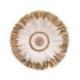 Décoration murale Bohème en Raphia, Coquillages & Plumes ⌀40cm