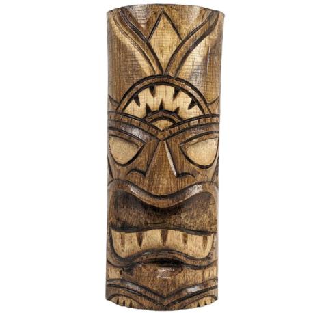 Totem Tiki 25cm en bois sculpté