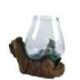 Vase en Verre Soufflé sur Racine de Gamal | Format S