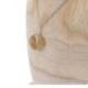 Collier Citrine AAA | Pendentif pierre roulée + chaîne acier