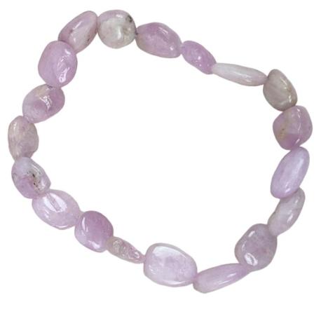 Bracelet Kunzite AAA | Mini pierres roulées