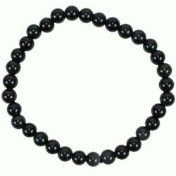 Bracelet en Obsidienne œil céleste | Boules 6mm
