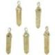 Collier pointe en Citrine AAA | Pendentif en pierre + chaîne
