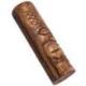 Grand Totem Statue Tiki 50cm en bois massif sculpté à la main