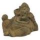 Statuette Ganesh Allongé en Pierre 15cm