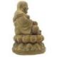 Statue de Bouddha Rieur en Pierre 32cm