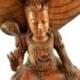 Grande sculpture Shiva 50cm en bois | Artisanat d'exception