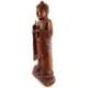 Grand Bouddha debout 60cm - Bois massif sculpté main