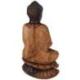 Grande Statue de Bouddha assis 80cm | Bois Sculpté à la Main