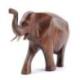 Statuette éléphant en Bois sculpté 10cm