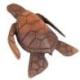 Grande statue Tortue de mer 30cm en bois exotique