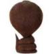 Statue Serpent / Cobra 25cm en bois exotique sculpté main