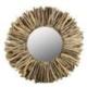 Grand Miroir mural Rond en Bois Flotté ø80cm Grand Miroir mural Rond en Bois Flotté ø80cm