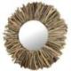Grand Miroir mural Rond en Bois Flotté ø80cm Grand Miroir mural Rond en Bois Flotté ø80cm