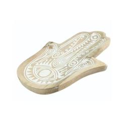 Plateau décoratif ou Vide-poche Main de Fatma en bois 30cm