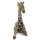 Statue Girafe en bois 30cm création artisanale.