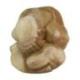 Statue Yogi Libérateur en Bois 25cm | Bouddha pleureur
