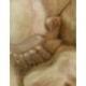 Statue Yogi Libérateur en Bois 25cm | Bouddha pleureur