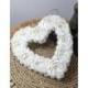 Suspension murale Coeur en Coquillages 22cm | Déco Bohème Chic
