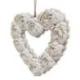 Suspension murale Coeur en Coquillages 22cm | Déco Bohème Chic