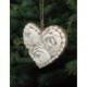 Suspension Coeur en Coquillages 11cm | Déco Bohème Chic