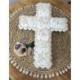 Croix murale en Coquillages 30cm | Déco Bohème & Spirituelle